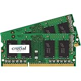 Crucial 16GB Kit (8GBx2) DDR3 1333 MT/s Arbeitsspeicher ((PC3-10600) SODIMM 204-Pin Speicher f&uuml;r Mac - CT2C8G3S1339MCEU)