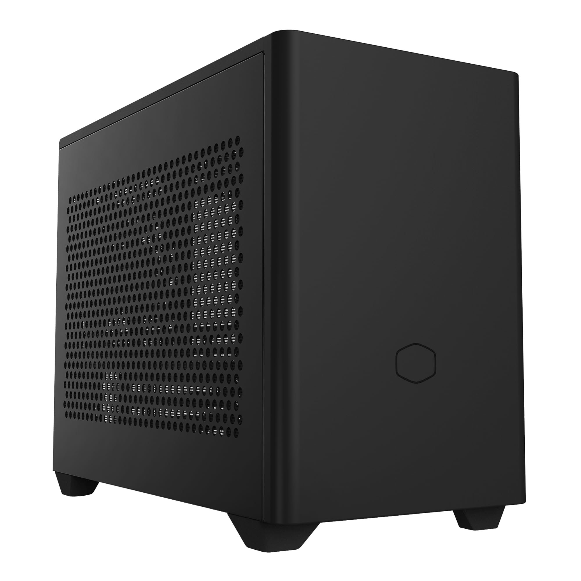 Cooler Master NR200 Mini-ITX PC Case, 330mm Horizontal Triple-Slot Mount GPU, 240mm|280mm AIO, SFX PSU 130mm, Compatible RX 7900 XTX|4080 Super, Vented Panels, DIY
