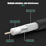 Ancable 0.5M TV Aerial Coaxial Cable Male to Male Gold Plated Connectors view 5