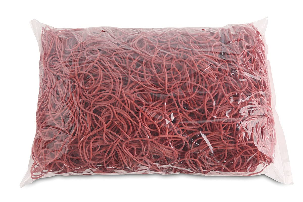 Rubber Bands OFFICE PRODUCTS Diameter 50mm 1,5x1,5mm 1000g Red/Small Office Accessories/Type-Standard/Material-Rubber/Weight (g)-1000 / Colour-Red/Size-1,5x1,5mm