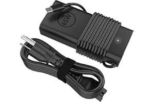 60W 65W USB-C AC Adapter fits for Dell Laptop Charger USB C, for Dell Pro 13 14 16 Plus/Inspiron 14 16/ Latitude 5420 5520 5540 7420 5550 5450/ XPS 13/ Chromebook Computer Type C Power Cord