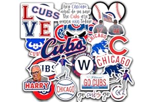 VISIONAIRE 31 PCS American Baseball Stickers for Water Bottle, Laptop, Bicycle, Computer, Motorcycle, Travel Case, Car Decal Decoration Sticker 2-2.5 inches