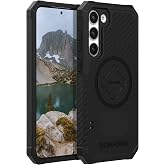 Rokform Galaxy S23 Plus Rugged Case, Magnetic + RokLock (Black)