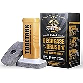 Toretark Automotive Oil Film Cleaning Brush for Car Windows, Windshield Cleaner, Clear Vision Glass Cleaner, TSCA Certified Windshield Cleaning Tool, Easy to Apply & Clean