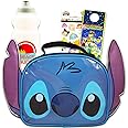 Classic Disney Lilo and Stitch Lunch Bag Bundle For Toddlers Kids - Lilo and Stitch Insulated Lunch Box Set With Tsum Tsum Stickers (Lilo and Stitch School Supplies)