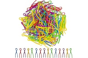 GXXMEI 100PCS Bobbin Thread Holders Thread Buddies Clips Sewing Machine Accessories for Thread Spool Organizing, 5 Colors