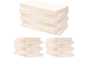 CFKJ 18 Pieces Insulating Fire Brick for Ovens, Kilns, Blacksmith, Fireplaces, Forges 9" x 4.5" x 0.79" 2310F Rated Insulating Fire Bricks