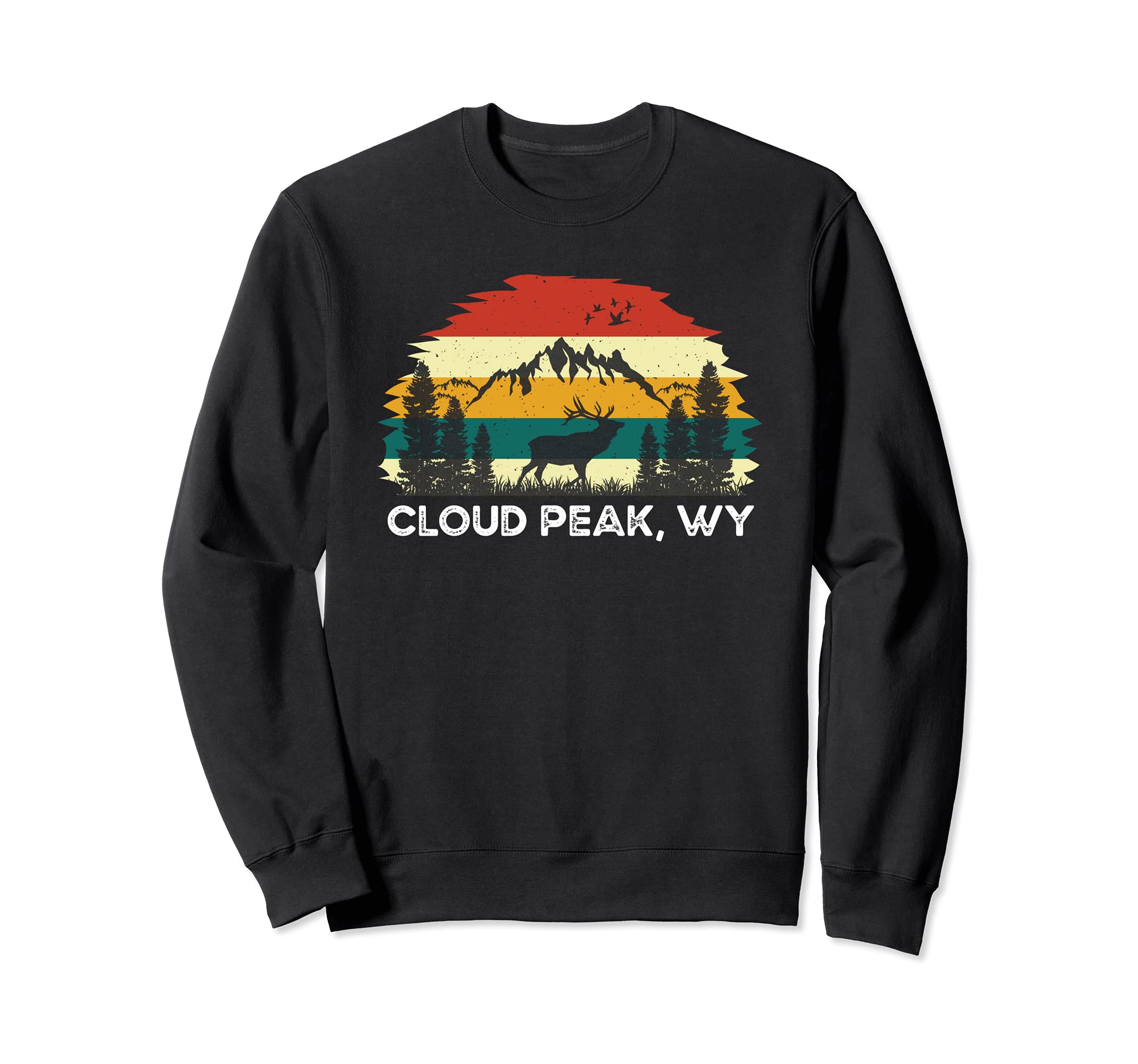 Cloud Peak, WY mountain hiking nature outdoor camping Sweatshirt