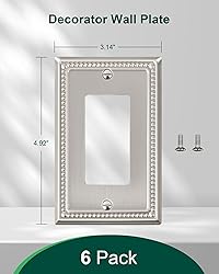 TREEWELL 6-Pack Decorator Outlet Cover