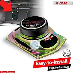 5 CORE 6x4 Car Speakers Pair 200W Peak Replacement