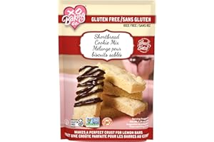 XO Baking Co. Gluten Free Small Batch Shortbread Cookie Mix; Non-GMO; Rice Free; Peanut Free; No Preservatives, Artificial Fl
