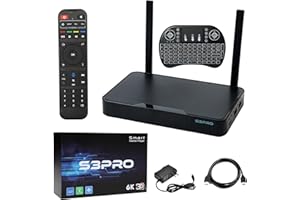 WALLECOM Authorised Latest Super Bundle Box S-3 PRO 2023, 1 Full Keyboard Remote, HDMI, 2G+32G