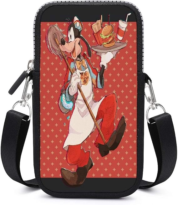 Amazon グーフィー お財布ポシェット ショルダー スマホポーチ お財布ショルダーバッグ レディース 防水 軽量 アニメ キャラクター 男女兼用 洗濯可能 ショルダーバッグ