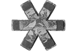 COCOER Pot and Pan Protectors Set of 12 Different 3 Sizes Absorbent Pan Protectors for Stacking Pan Separators Protectors Non Slip Pan Dividers for Stacking Avoid Scratch Cookware Protectors