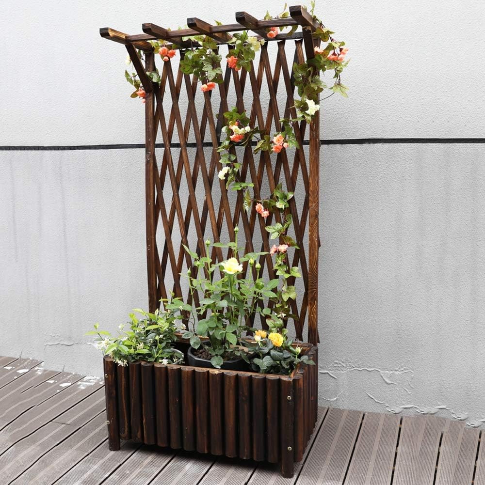 CJSWT Jardín levantado Cama Trough plantador, plantador de Camas ...