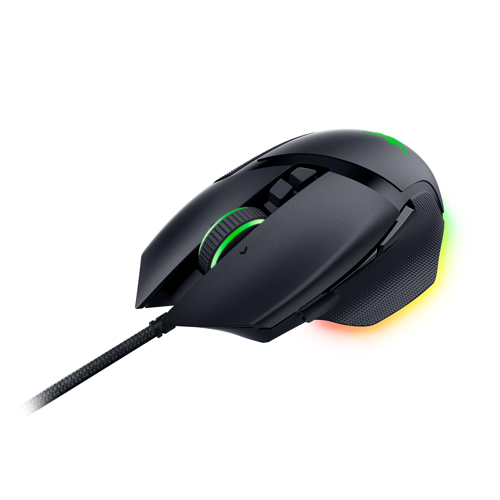 Razer Basilisk V3 - Kabelgebundene, anpassbare Gaming Maus mit Chroma RGB für PC / Mac (10+1 programmierbare Tasten, neigbares HyperScroll Mausrad, ergonomisches Design) Schwarz 8