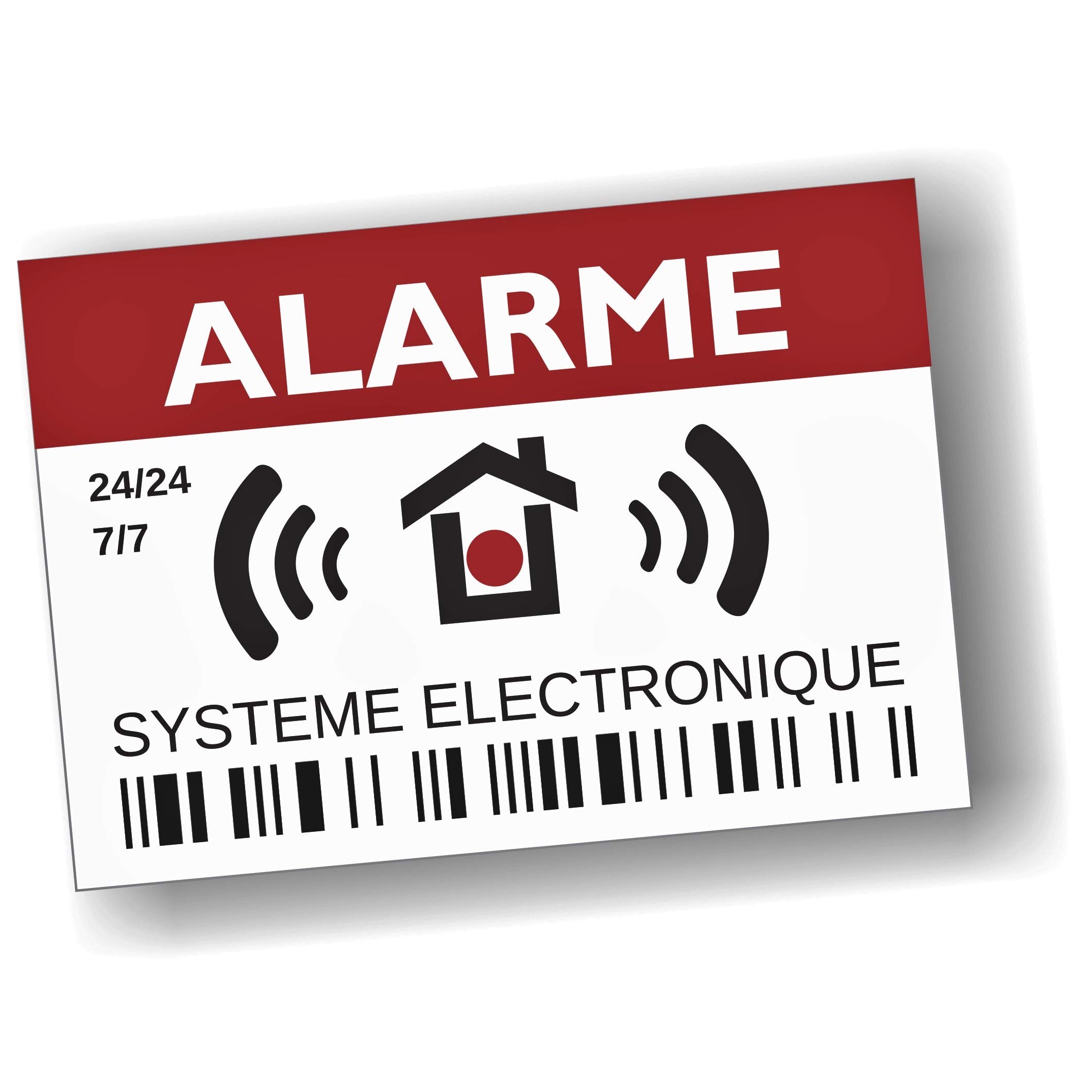 Decooo.be Stickers Alarm/Electronic Monitoring Stickers – Set of 12