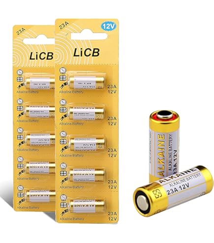20 pièces 23A 12V pile alcaline sèche 23A 21/23 A2... – Grandado 20 pièces 23A 12V pile alcaline sèche 23A 21/23 A2... – Grandado