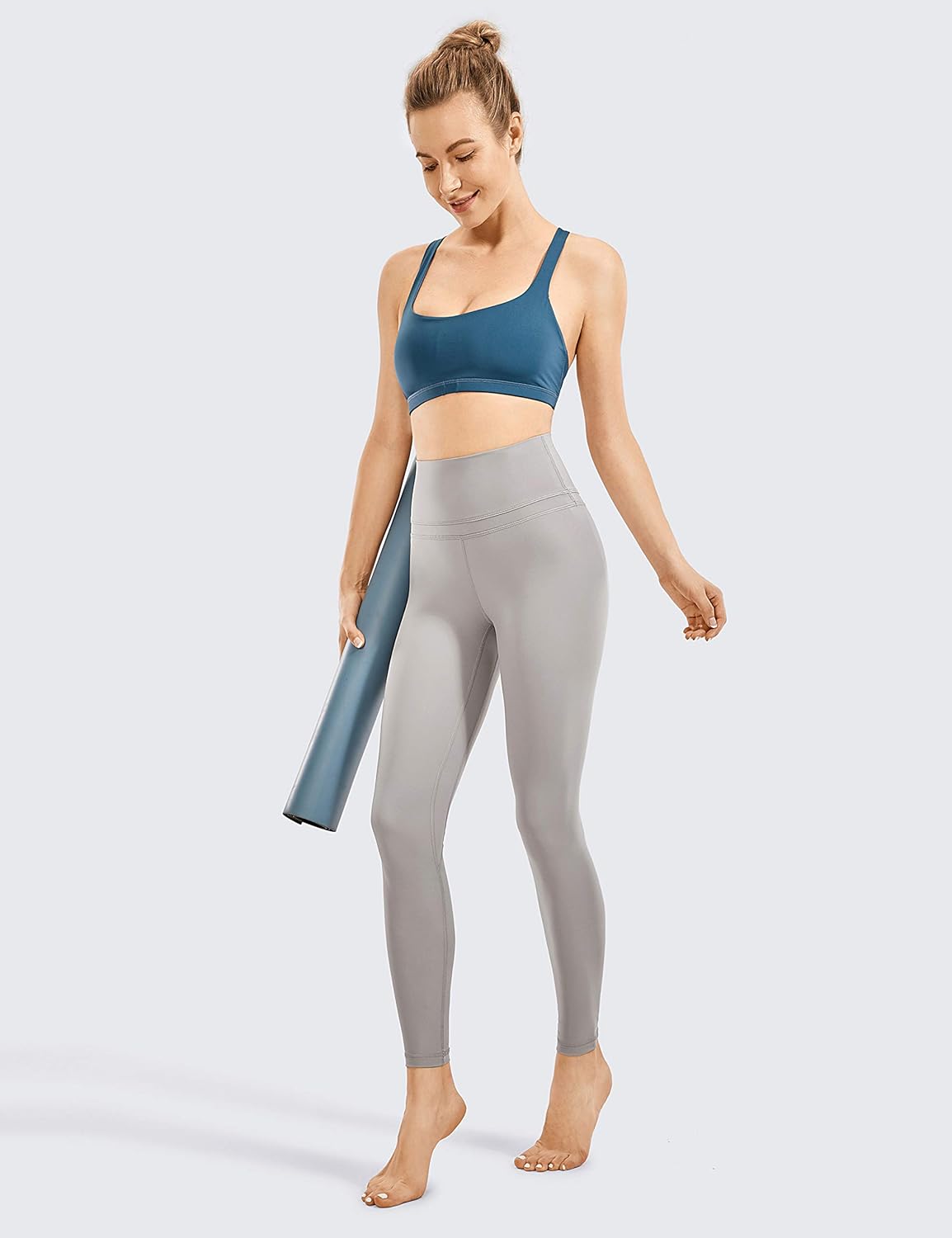 CRZ YOGA Women's Naked Feeling I High Waist Tight Yoga Pants Workout Leggings-25 Inches: Clothing