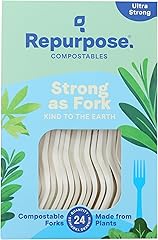 Repurpose 855995003068 Disposable Tableware, Off-White