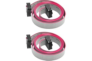 Gikfun 70CM 10 Pin USBISP JTAG AVR Download Wire for Arduino EK1282