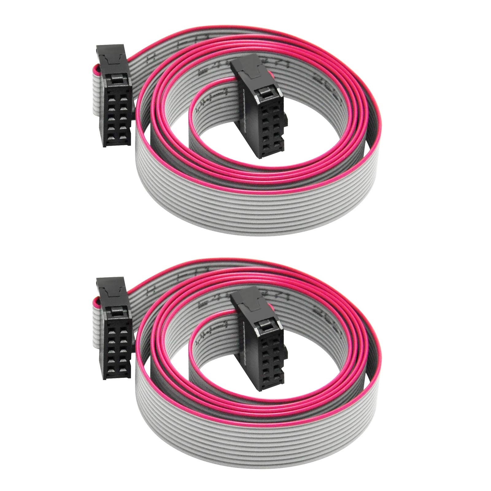 Gikfun 70CM 10 Pin USBISP JTAG AVR Download wire for Arduino EK1282