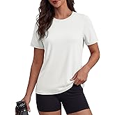 MAGCOMSEN Women's Short Sleeve Shirt UPF 80+ Sun Protection T-Shirts Quick Dry Workout Gym Running Tops