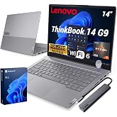 Lenovo ThinkBook 14 AMD Ryzen 7 250 AI Business Laptop, 16GB RAM |512GB SSD | 14" FHD+ 60Hz, Fingerprint Reader, Backlit Keyboard, SD Card Reader, Wi-Fi 6, Windows 11 Pro, Gray, Bundle w/ 7-in-1 Hub