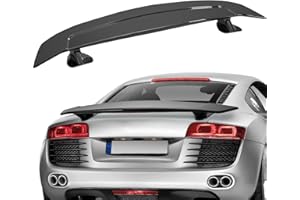 VEVOR GT Wing Car Spoiler, 46.3 inch Universal Spoiler, Compatible with Most Sedans and Coupes, High Strength ABS Material, Car Rear Spoiler Wing, Racing Spoiler BGW/JDM Drift Glossy Black
