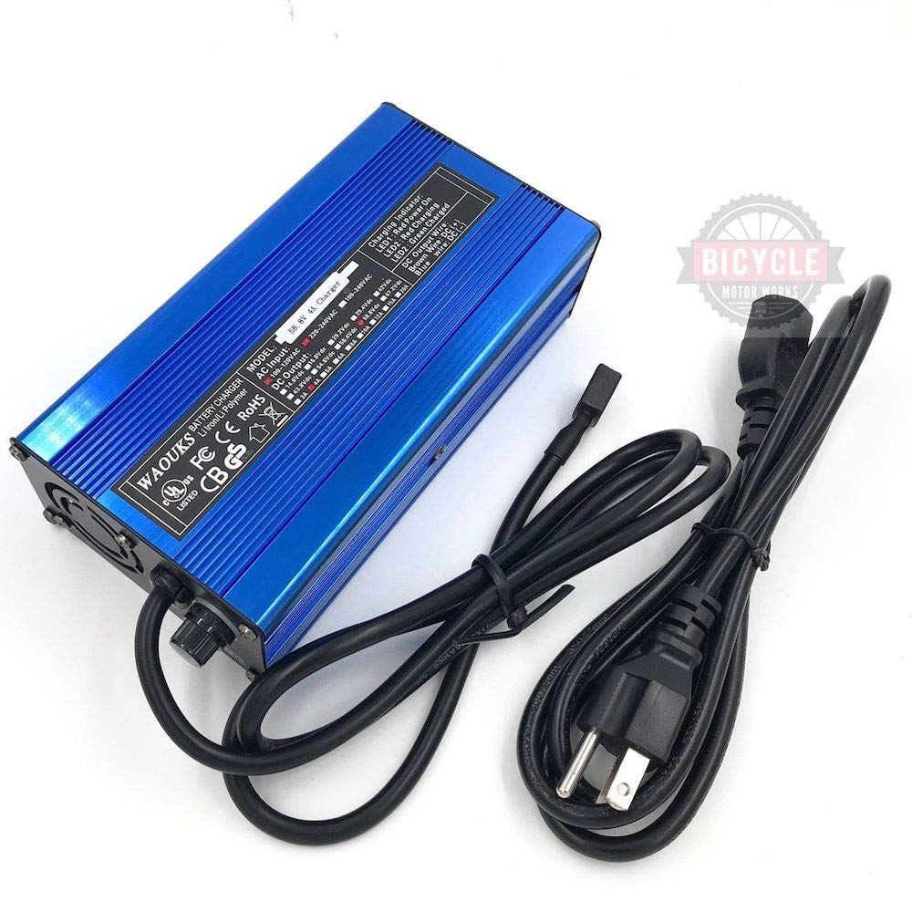52V (58.8v) 3 amp Battery Charger - Electric Bike - XT60 Male connector (BLACK CASE)