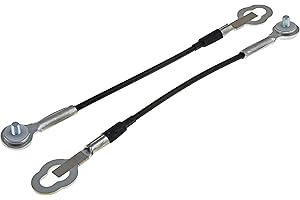 Dorman 38537 Tailgate Cable - 11-3/8 In. Compatible with Select Toyota Models, 2 Pack