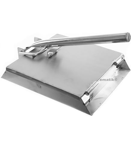 Manual Flower/Corn All Metal Tortilla Maker Press 10x 12 Square Made in