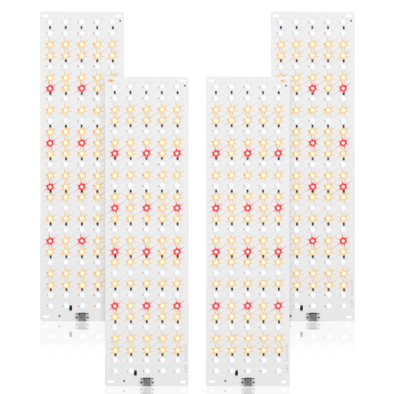 JKOKPMG Grow Lights -540LEDs Grow Lights for Indoor Plants,Plant Light,4PCS Grow Lamp for Seedlings,Plant Grow Lamps with Full Spectrum for Indoor Plants with 10 Levels of Brightness 3/9/12H Timer