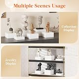 Lifewit 3 PCS Buffet Risers and Stands 6-7.8 inch White view 6