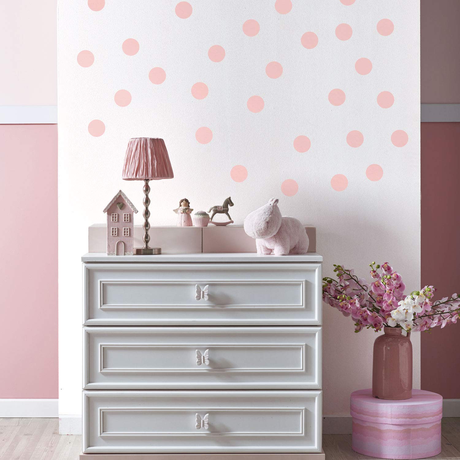 Spot Wall Stickers | Lots of Colours Options Available | Perfect for a Baby's Nursery or Child's Bedroom