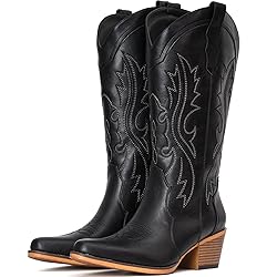 IUV Cowboy Boots For Women Western Cowgirl Boots