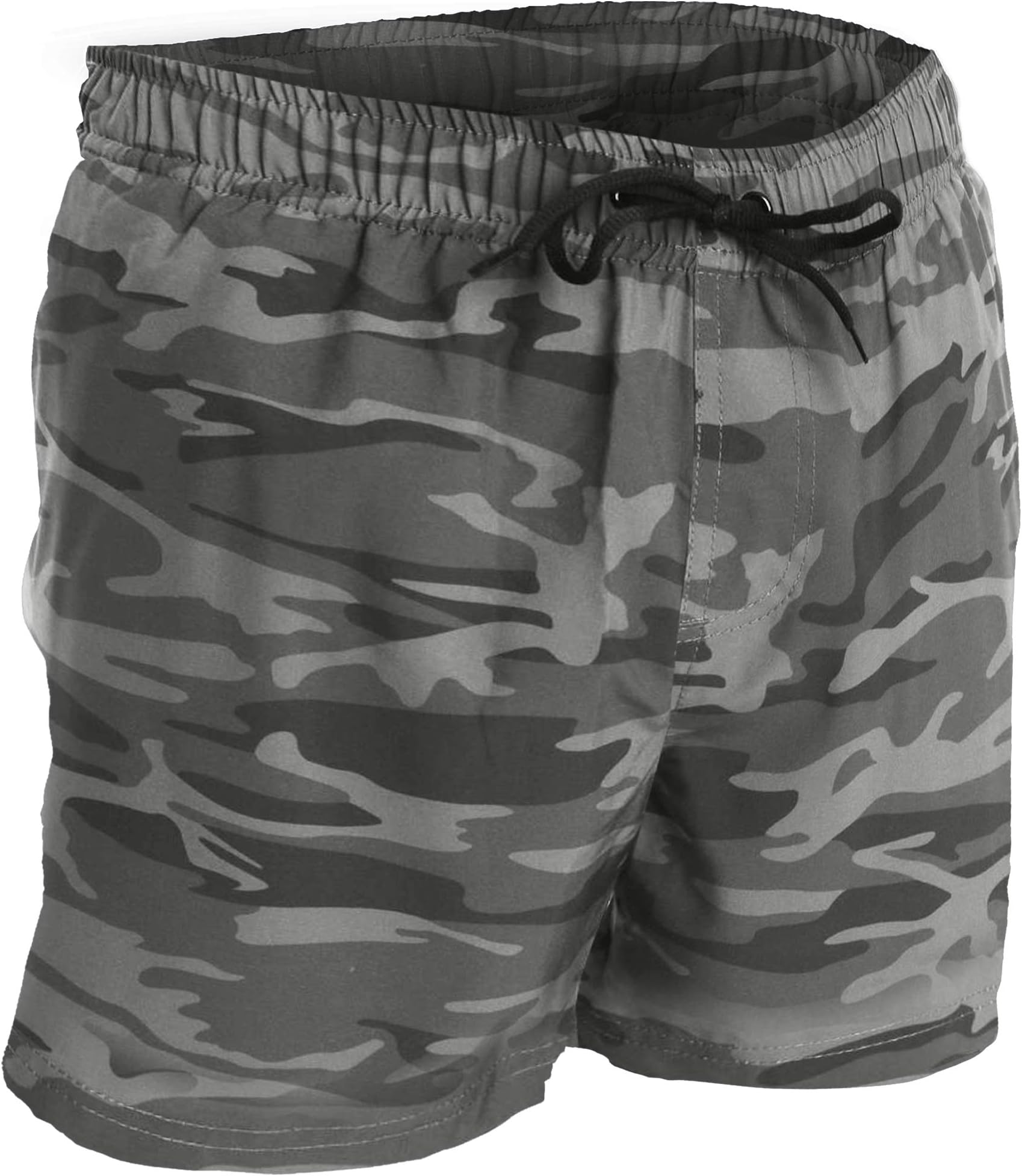 Men’s Swim Trunks and Workout Shorts - Camouflage - Swimsuit or Athletic Shorts - Adults Boys