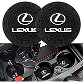 Car Cup Holder Coaster for Lexus ES350 GS350 GS300h GS450h is300 es350 ls460 rx350 NX300h Silicone Cupholder Coaster,Car Interior Accessories,2.76 Inch 2 Pieces
