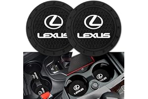 BFIVEANTE Car Cup Holder Coaster for Lexus ES350 GS350 GS300h GS450h is300 es350 ls460 rx350 NX300h Silicone Cupholder Coaster,Car Interior Accessories,2.76 Inch 2 Pieces