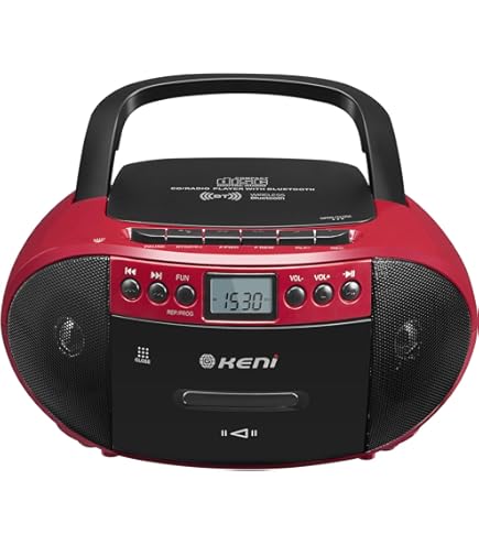 その他 Portable MP3 CD Player Red khxv5rg Amazon.com: Portable CD Player and Cassette Player with Remote