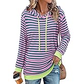 MODARANI Womens Pullover Hoodies Teen Girls Fashion Hooded Sweatshirt Womans Fall Tunic Top