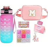 Cute Fanny Pack for Girls Personalized Gift Sets for Teen Girls Unique Presents Birthday Gifts for 4 5 6 7 8 9 10 11 12 13 14 15 16 Year Initial Purse Crossbody Bag Belt Bag for Kids (M)