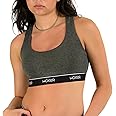 Woxer Boss Bralettes for Women - Racerback Sports Bras for Women - Girls Sports Bra for Running & Workout with Medium Support