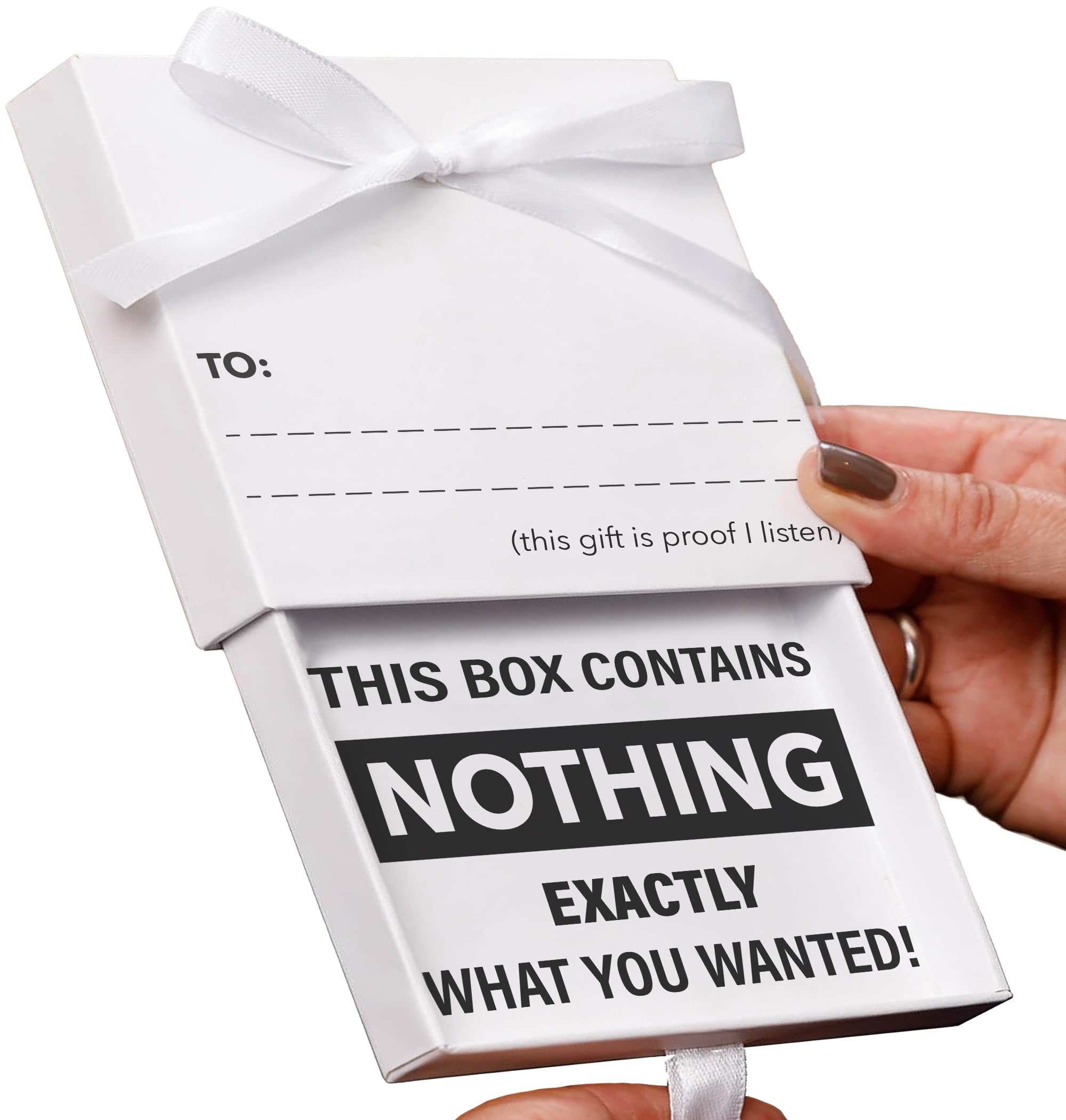 The Gift of Nothing - for The Person who has Everything, give Them This Funny Cleverly Designed Box of Air. Watching Their Reactions as They Open The Useless Gag Box is Priceless, get The Camera Out!