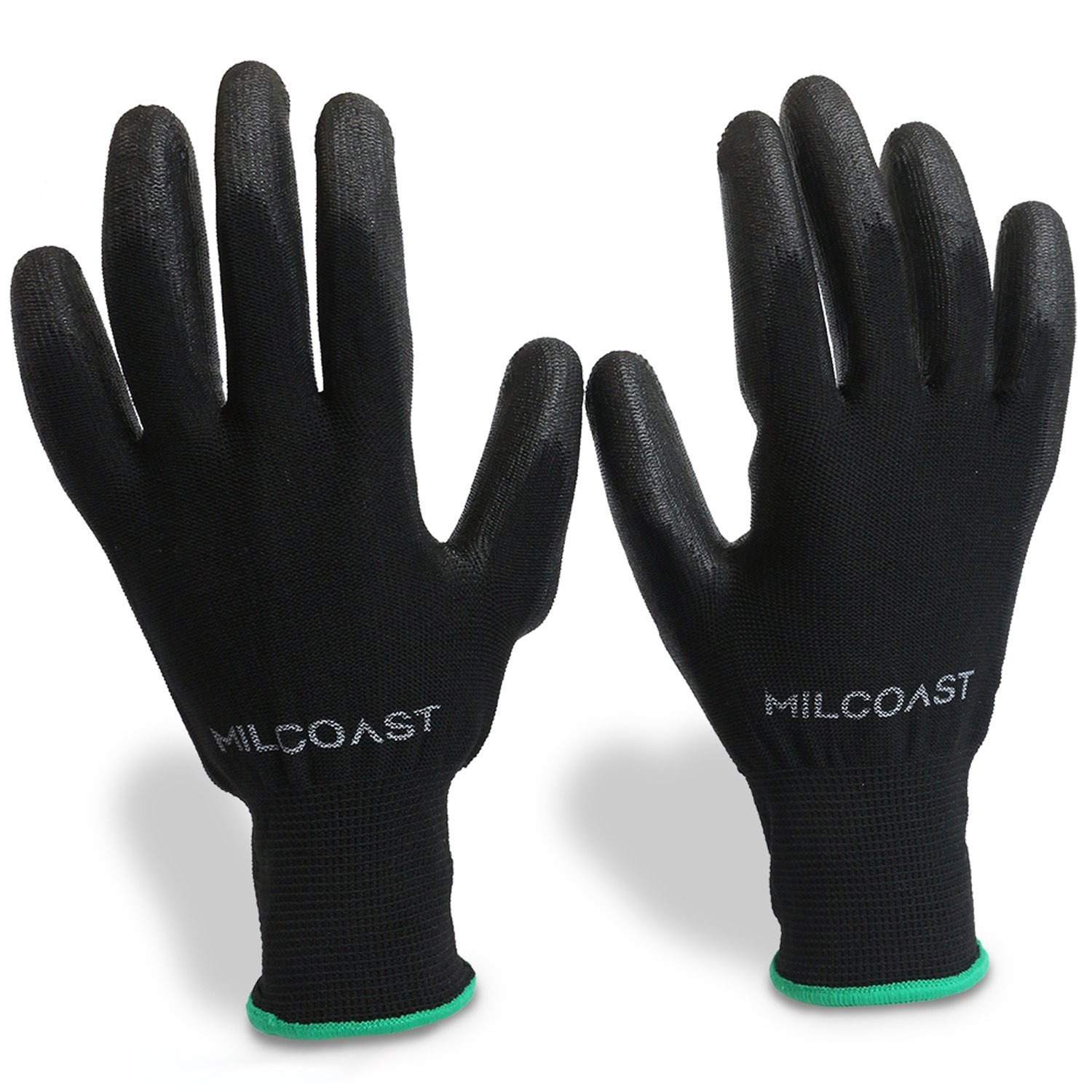 Milcoast Breathable UltraThin Flexible Gloves Polyurethane Palm Coated