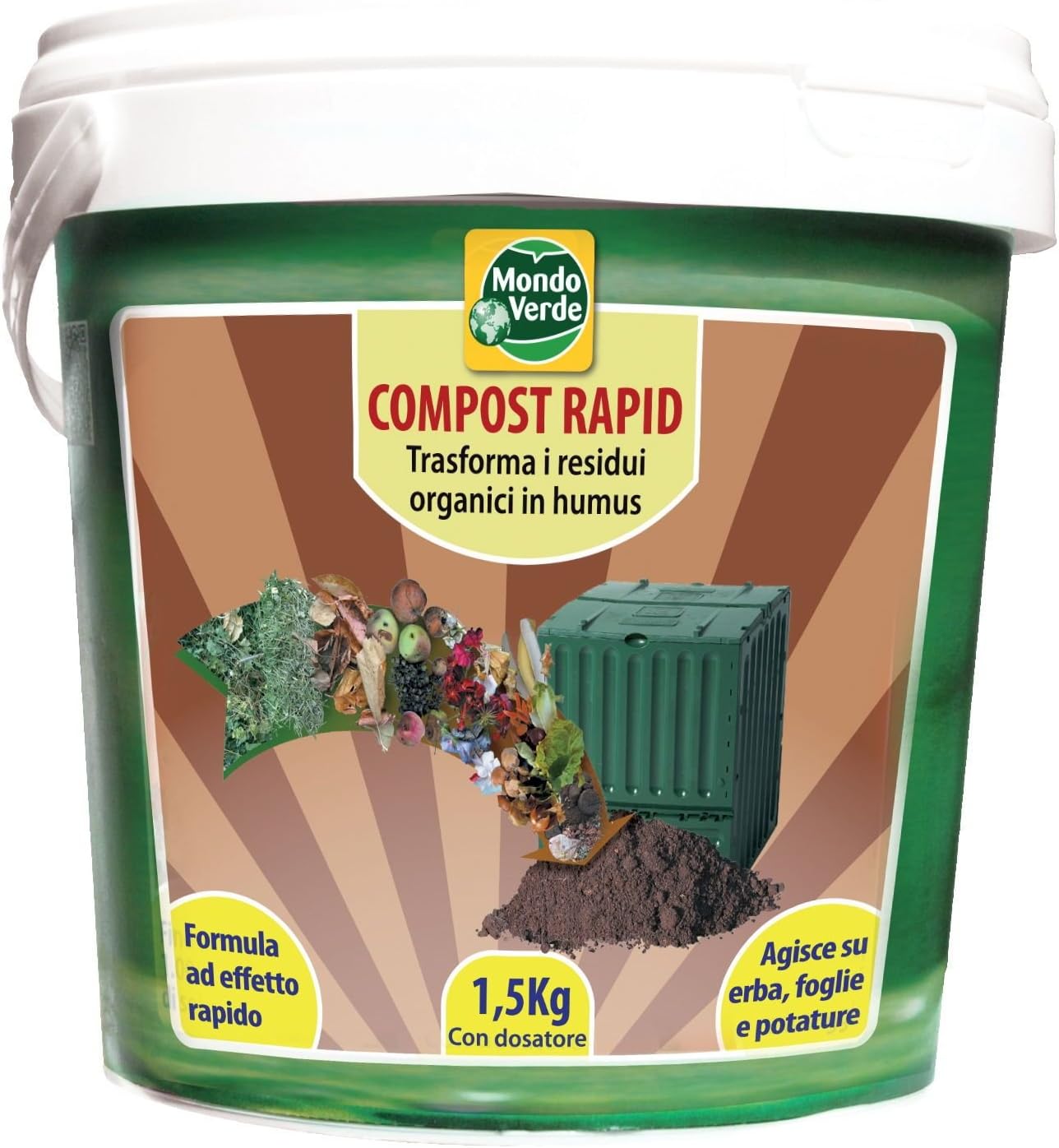 Compost Rapidconvert the organic residues in Humus 1.5 Kg Amazon.co