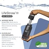 LifeStraw Go Series 1L BPA-Free Water Filter Bottle Nordic Noir view 6