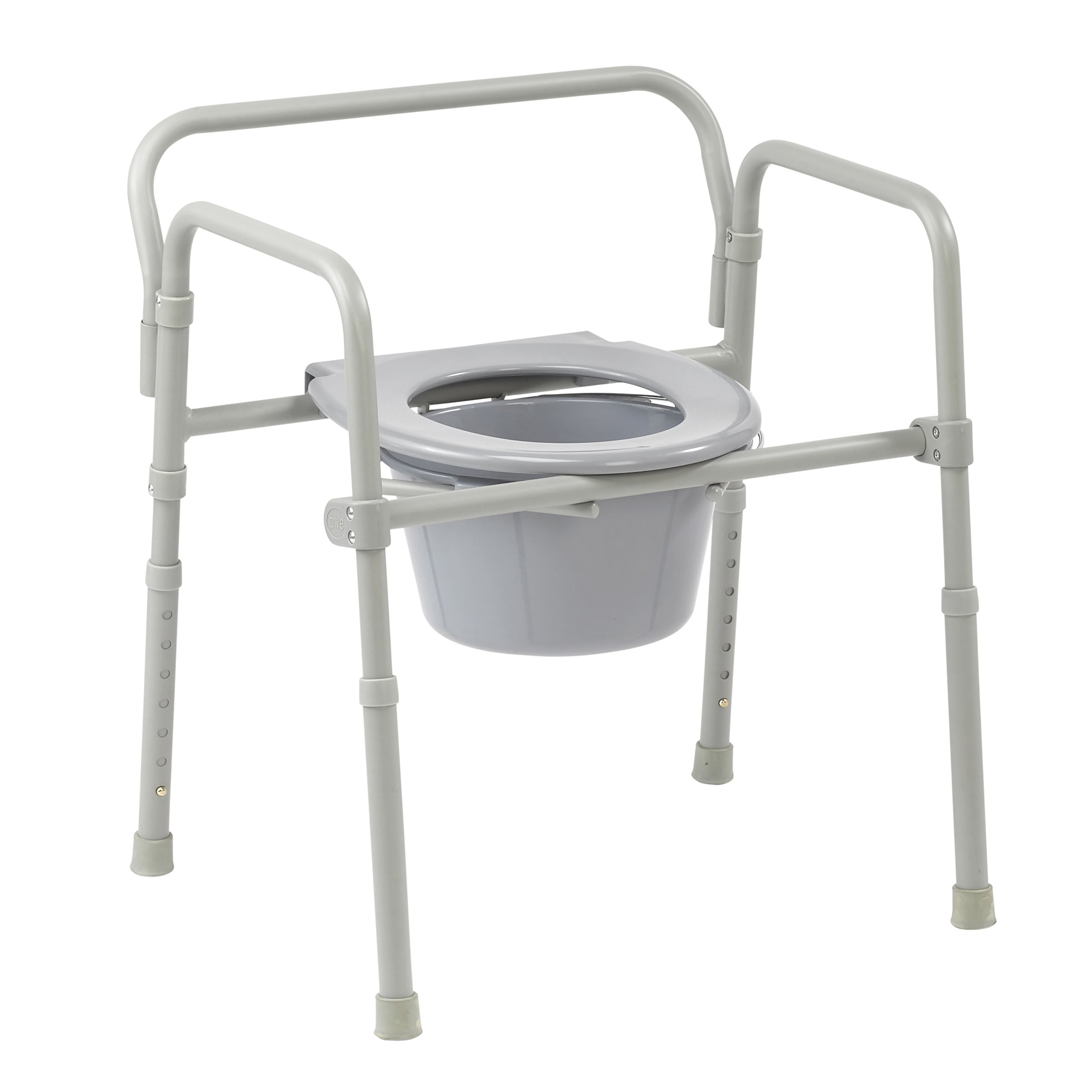 Photo 1 of Drive Medical 3-in-1 Competitive Edge Folding Commode, 4 Count