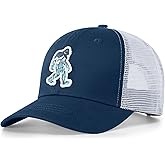 Pnkvnlo Mesh Bigfoot Hat Leather Cap for Men- Great Snapback Closure Sasquatch Hat for Hunting & Hiking