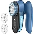 BEAUTURAL Fabric Shaver and Lint Remover, Sweater Defuzzer with 2-Speeds, 2 Replaceable Stainless Steel Blades, Battery Operated, Remove Clothes Fuzz, Lint Balls, Pills, Bobbles